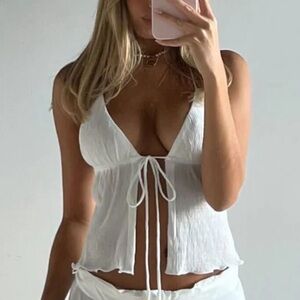 CHANTRIA TOP WHITE LOWER IMPACT